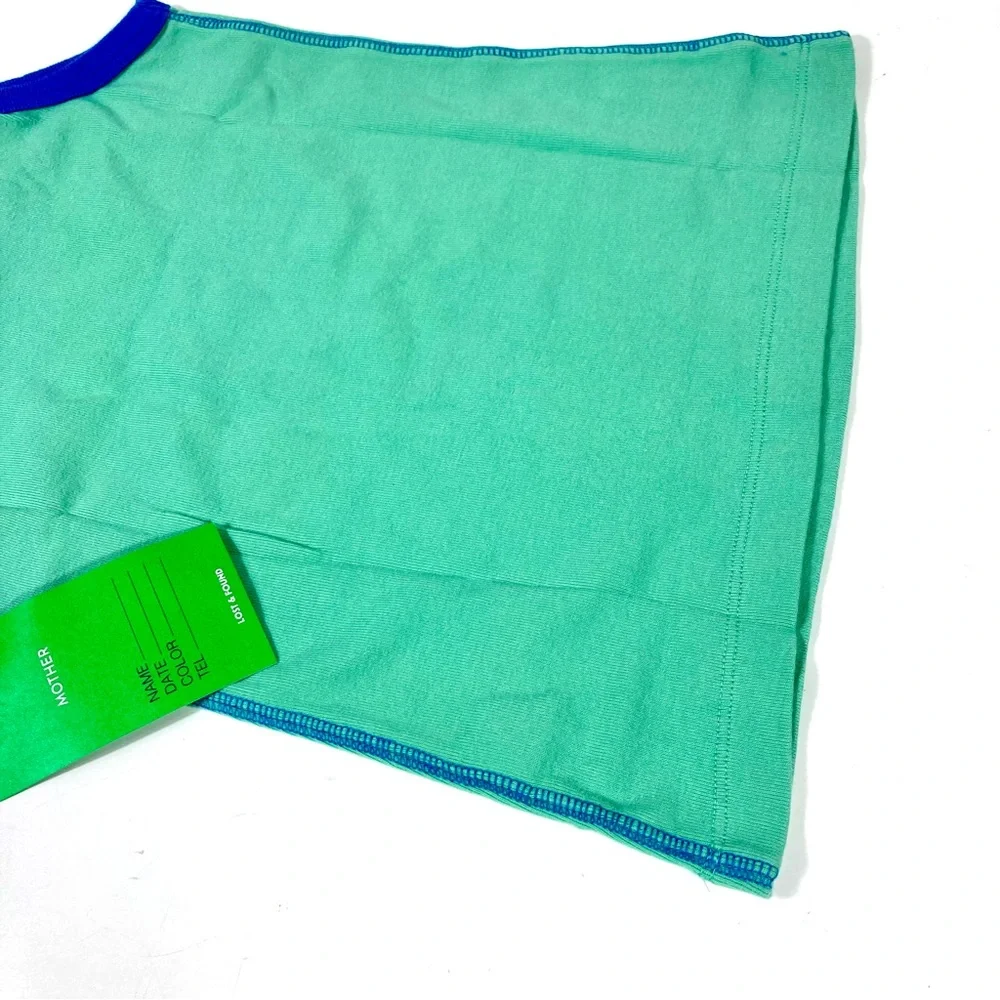 Mother The Open Arms Tank Top Neptune Green And Blue Aster XS M NWT - Picture 16 of 16